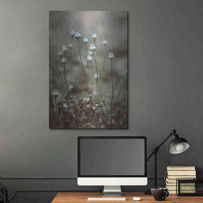 Luxe Metal Art 'Poppy Pods' by Incado, Metal Wall Art,24x36