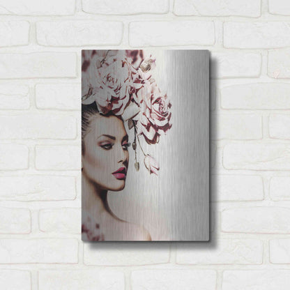 Luxe Metal Art 'Rose' by Incado, Metal Wall Art,12x16