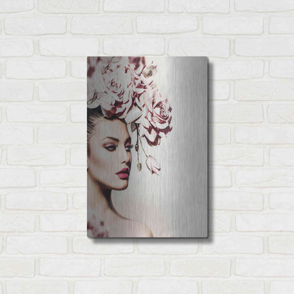 Luxe Metal Art 'Rose' by Incado, Metal Wall Art,16x24