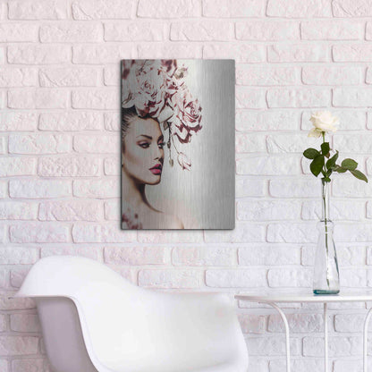 Luxe Metal Art 'Rose' by Incado, Metal Wall Art,16x24