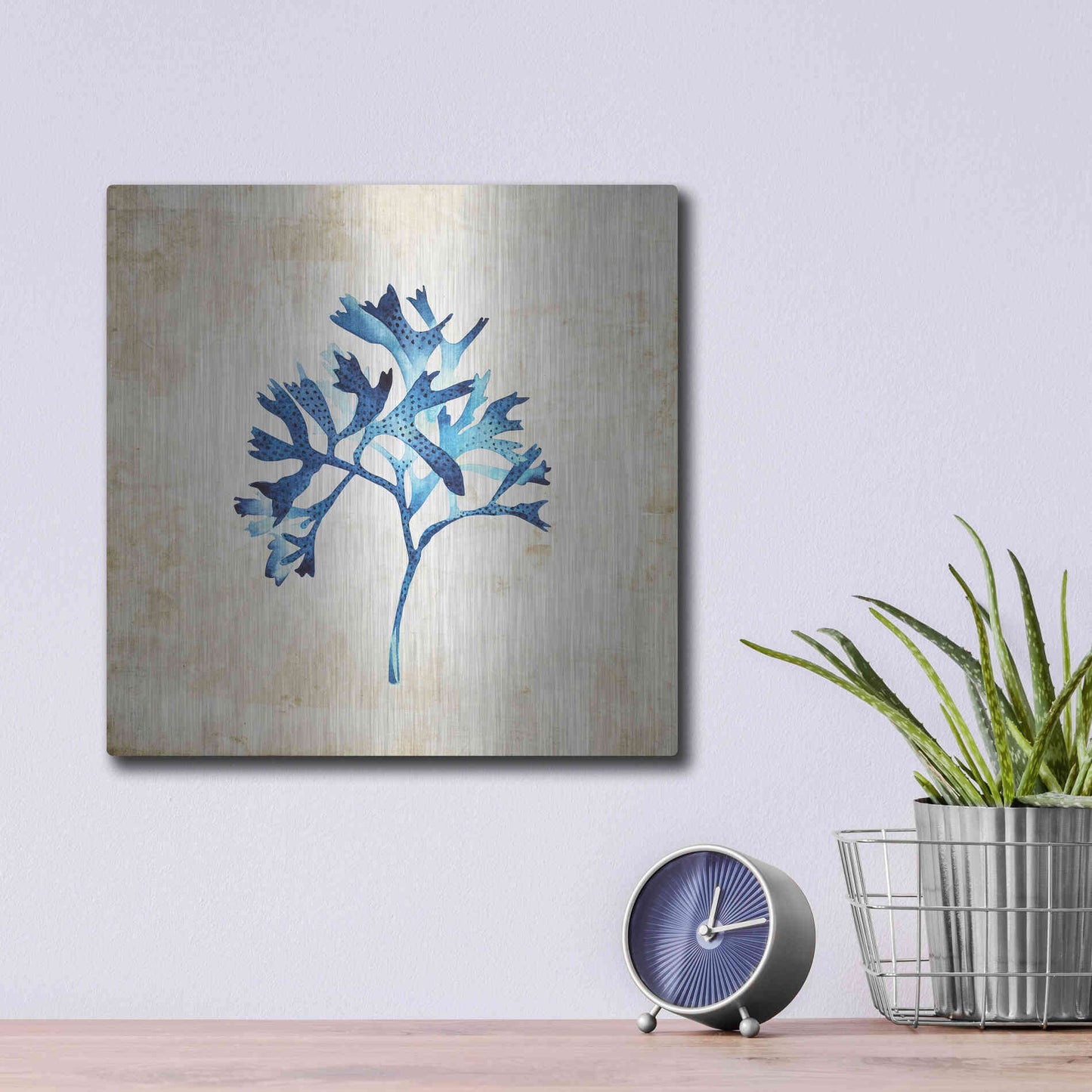 Luxe Metal Art 'Sea Life I' by Incado, Metal Wall Art,12x12