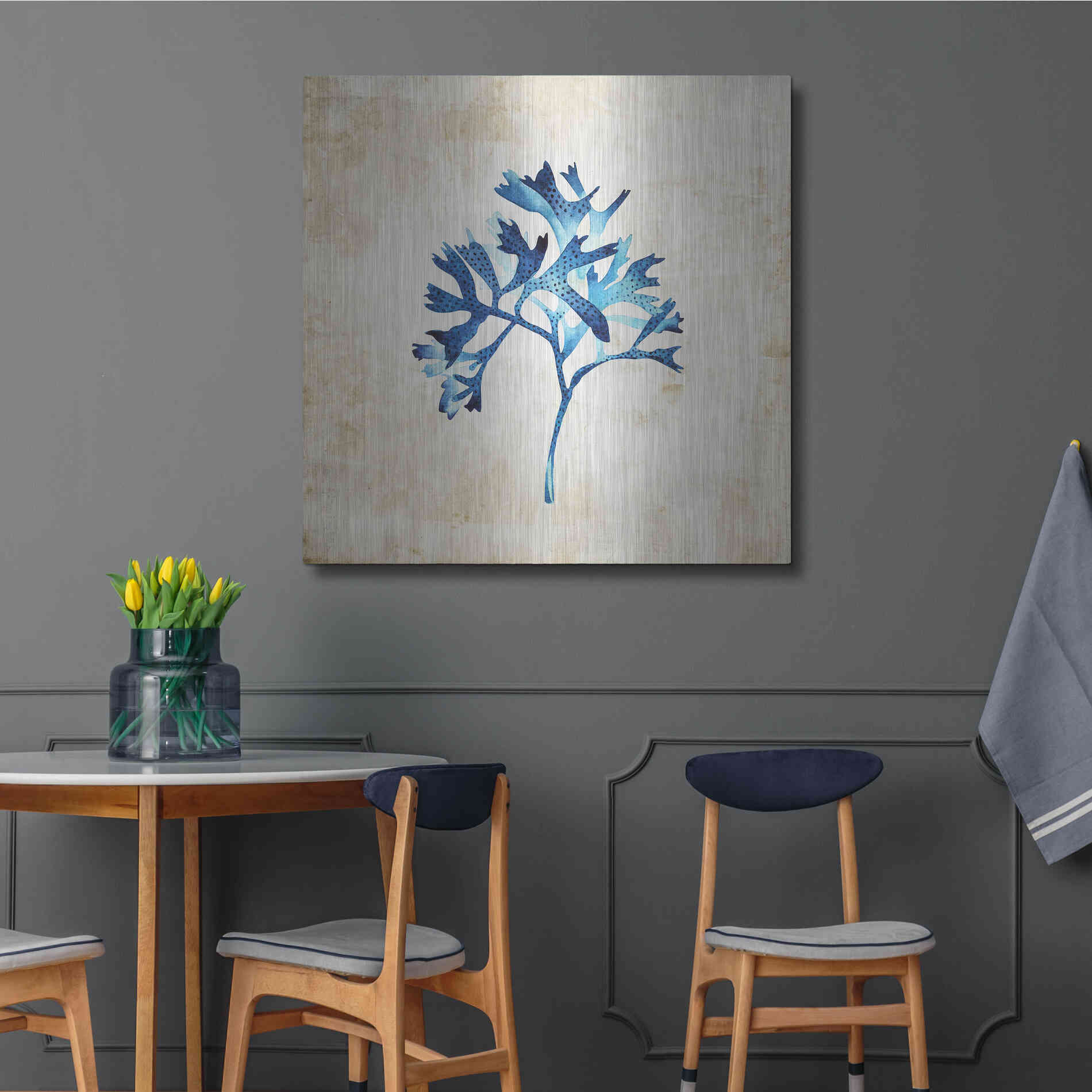 Luxe Metal Art 'Sea Life I' by Incado, Metal Wall Art,36x36