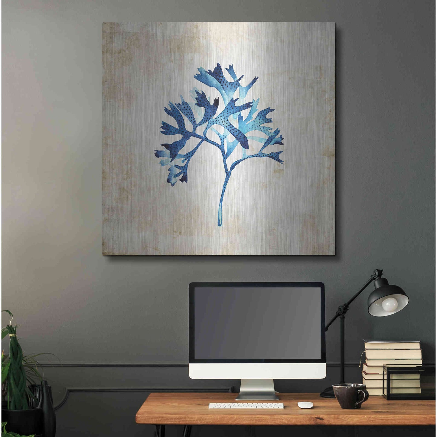 Luxe Metal Art 'Sea Life I' by Incado, Metal Wall Art,36x36