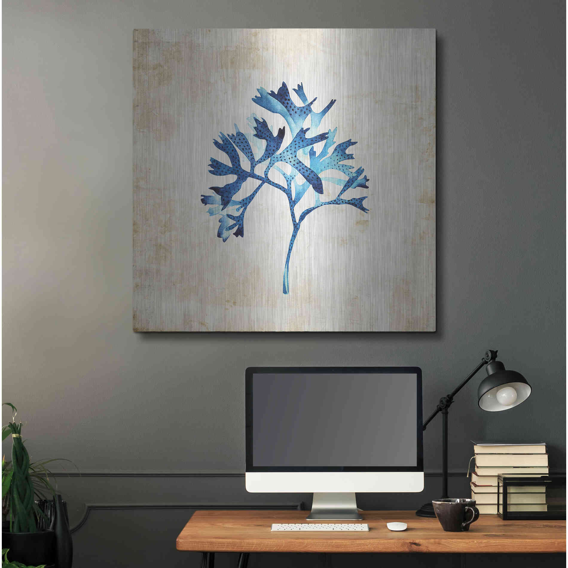 Luxe Metal Art 'Sea Life I' by Incado, Metal Wall Art,36x36