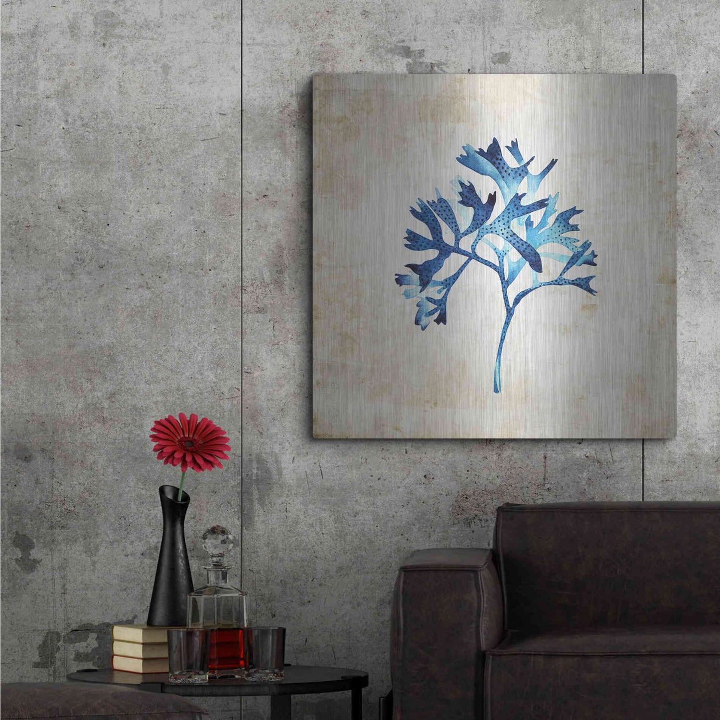 Luxe Metal Art 'Sea Life I' by Incado, Metal Wall Art,36x36