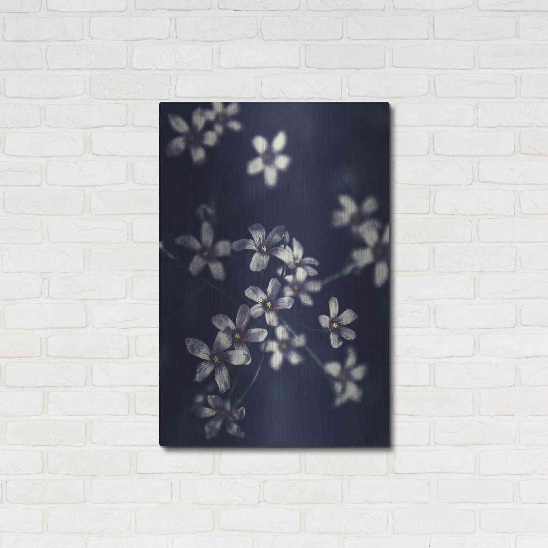 Luxe Metal Art 'Small Flowers' by Incado, Metal Wall Art,24x36