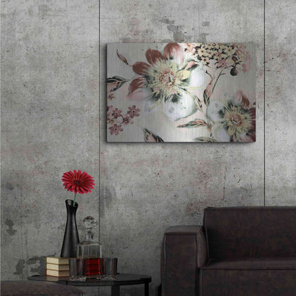 Luxe Metal Art 'Summer Flower' by Incado, Metal Wall Art,36x24