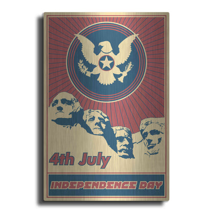 'Independence Day Rushmore' Metal Wall Art