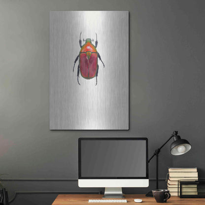 Luxe Metal Art 'Torynorrhina Flammea' by Incado, Metal Wall Art,24x36