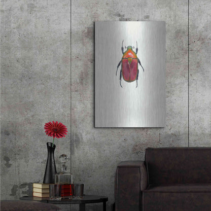 Luxe Metal Art 'Torynorrhina Flammea' by Incado, Metal Wall Art,24x36
