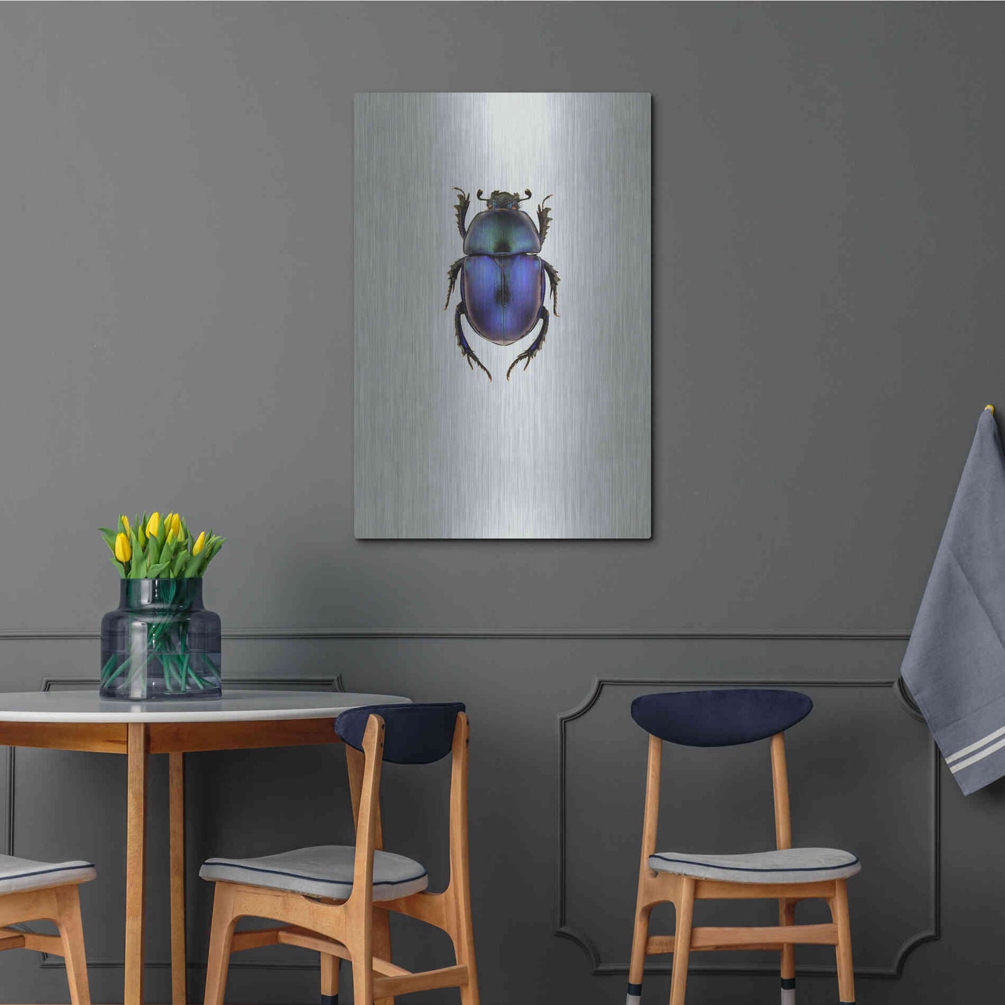 Luxe Metal Art 'Trypocopris Vernalis' by Incado, Metal Wall Art,24x36