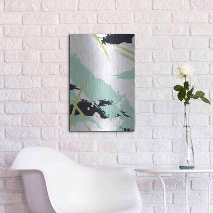 Luxe Metal Art 'Turquoise' by Incado, Metal Wall Art,16x24