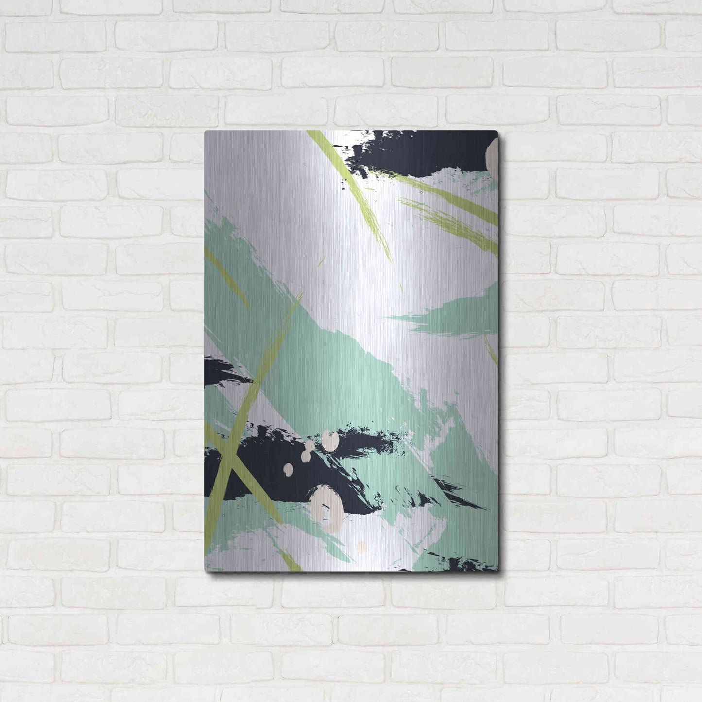 Luxe Metal Art 'Turquoise' by Incado, Metal Wall Art,24x36
