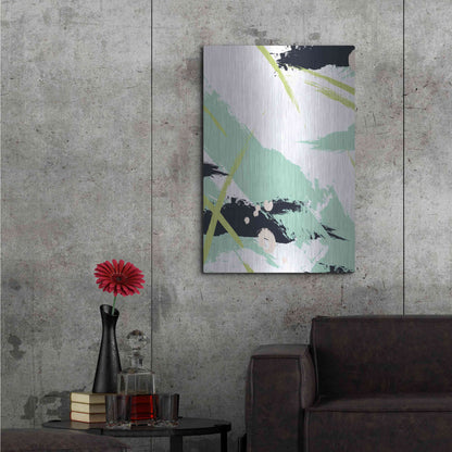 Luxe Metal Art 'Turquoise' by Incado, Metal Wall Art,24x36