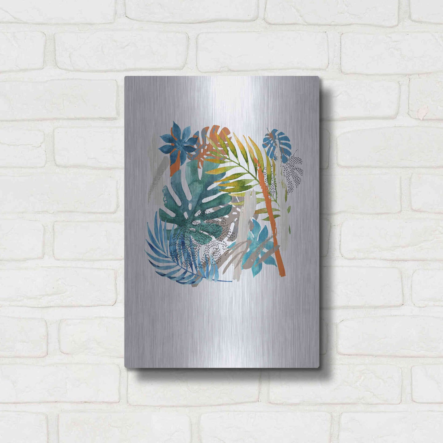 Luxe Metal Art 'Vibes I' by Incado, Metal Wall Art,12x16