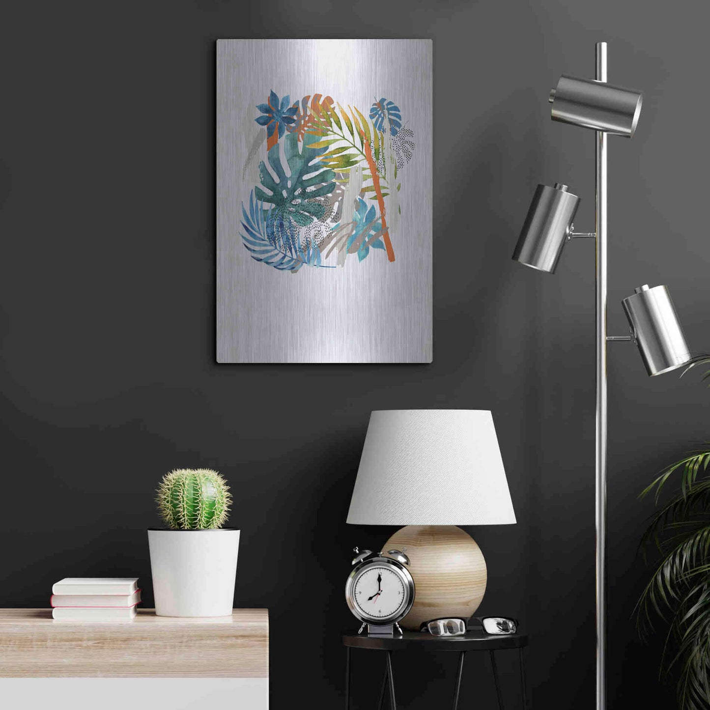 Luxe Metal Art 'Vibes I' by Incado, Metal Wall Art,16x24