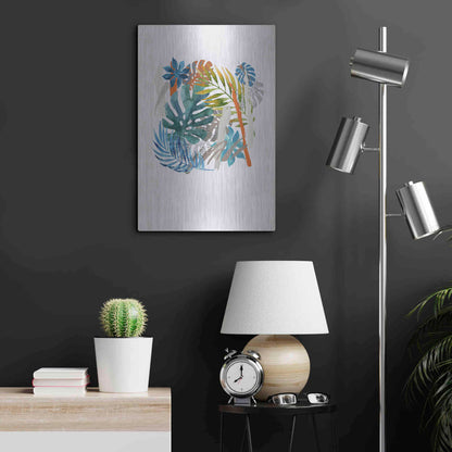 Luxe Metal Art 'Vibes I' by Incado, Metal Wall Art,16x24