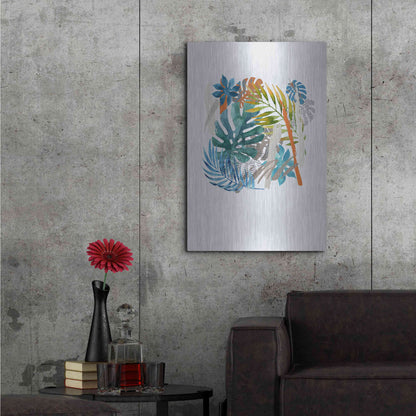 Luxe Metal Art 'Vibes I' by Incado, Metal Wall Art,24x36