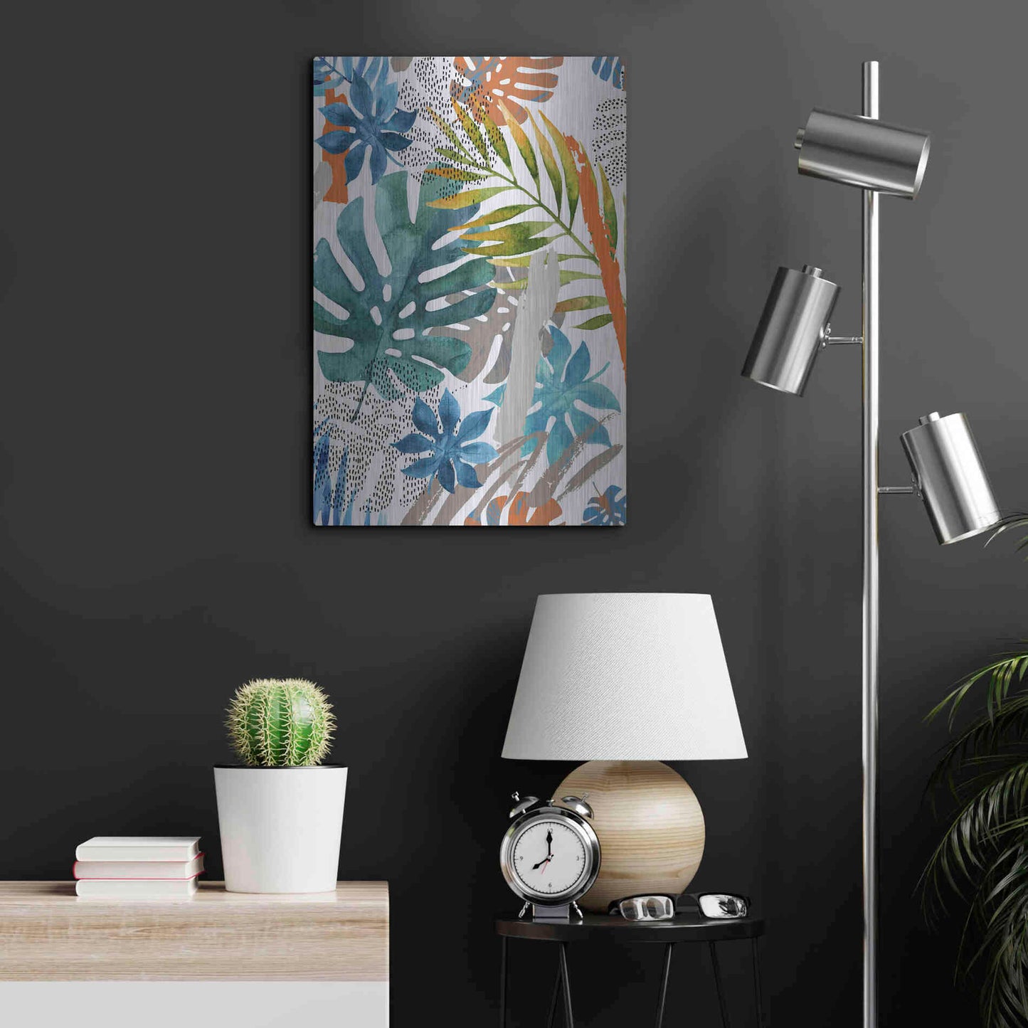Luxe Metal Art 'Vibes II' by Incado, Metal Wall Art,16x24