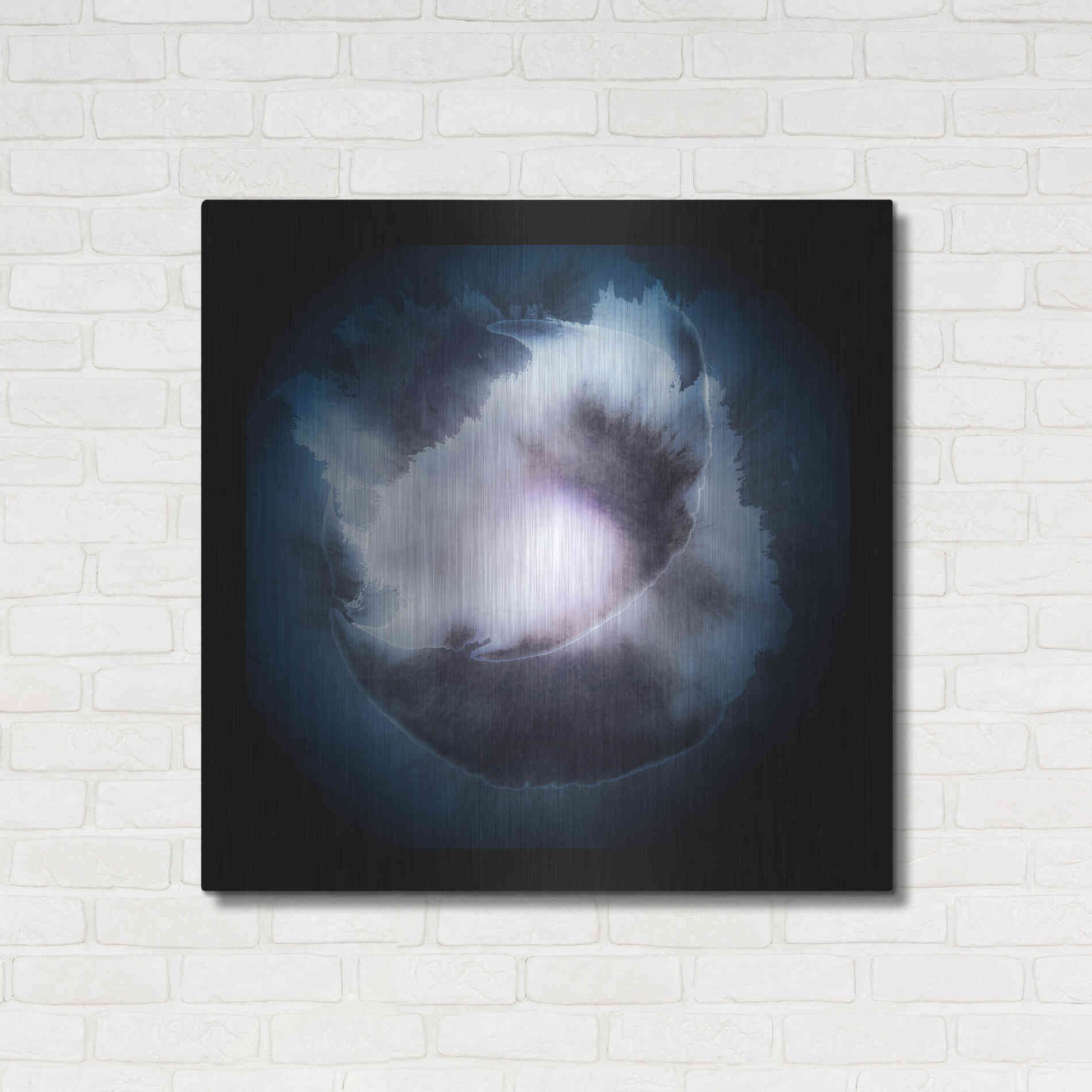 Luxe Metal Art 'Water Color Drop' by Incado, Metal Wall Art,36x36