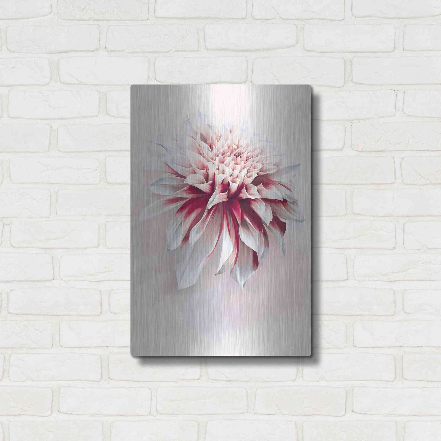 Luxe Metal Art 'Water Dahlia' by Incado, Metal Wall Art,16x24