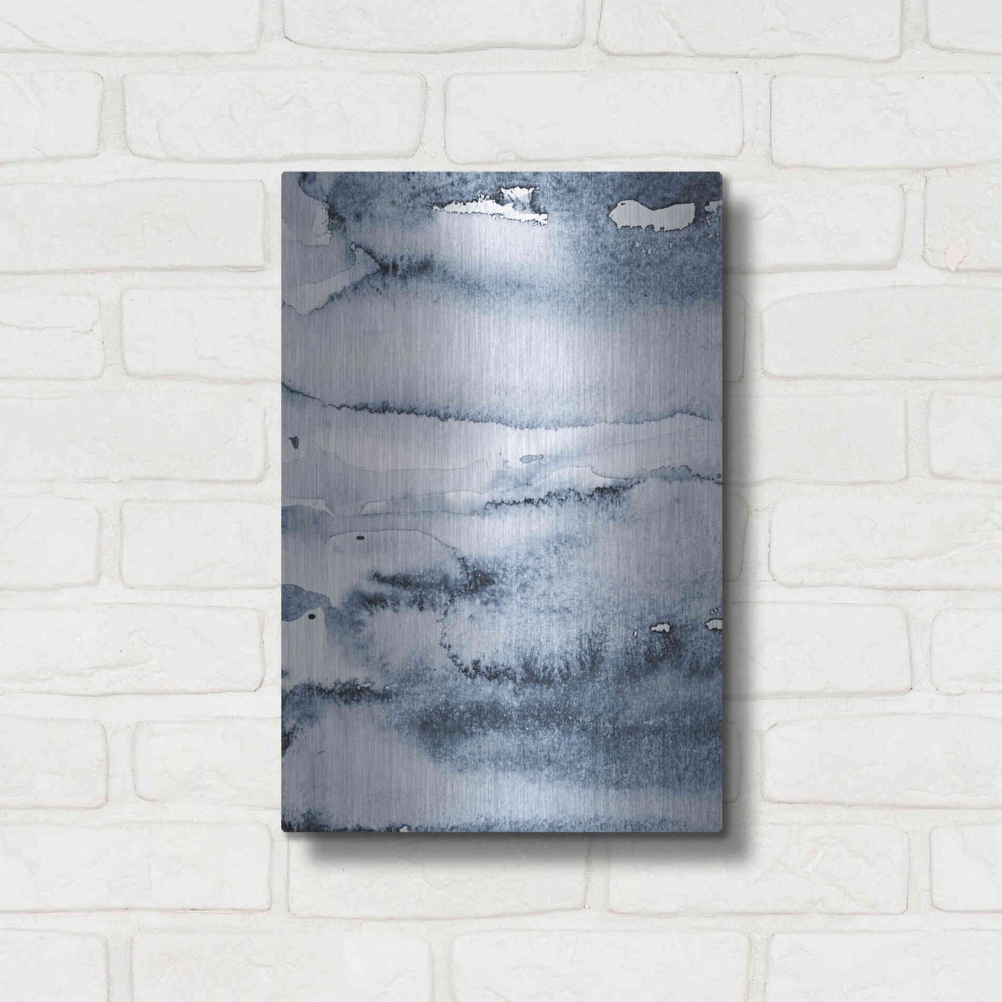 Luxe Metal Art 'Water I' by Incado, Metal Wall Art,12x16