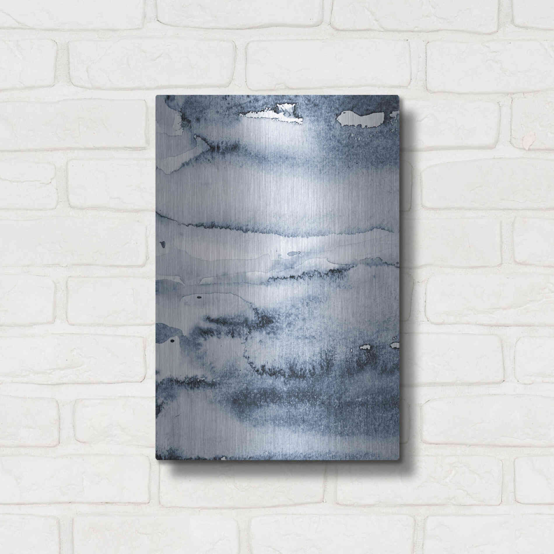 Luxe Metal Art 'Water I' by Incado, Metal Wall Art,12x16