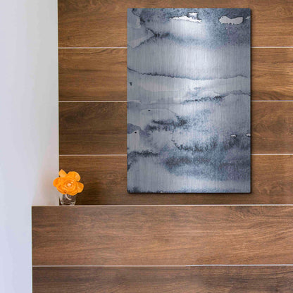 Luxe Metal Art 'Water I' by Incado, Metal Wall Art,12x16