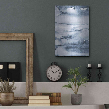 Luxe Metal Art 'Water I' by Incado, Metal Wall Art,12x16