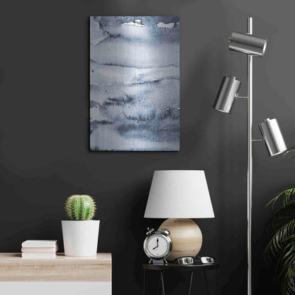 Luxe Metal Art 'Water I' by Incado, Metal Wall Art,16x24