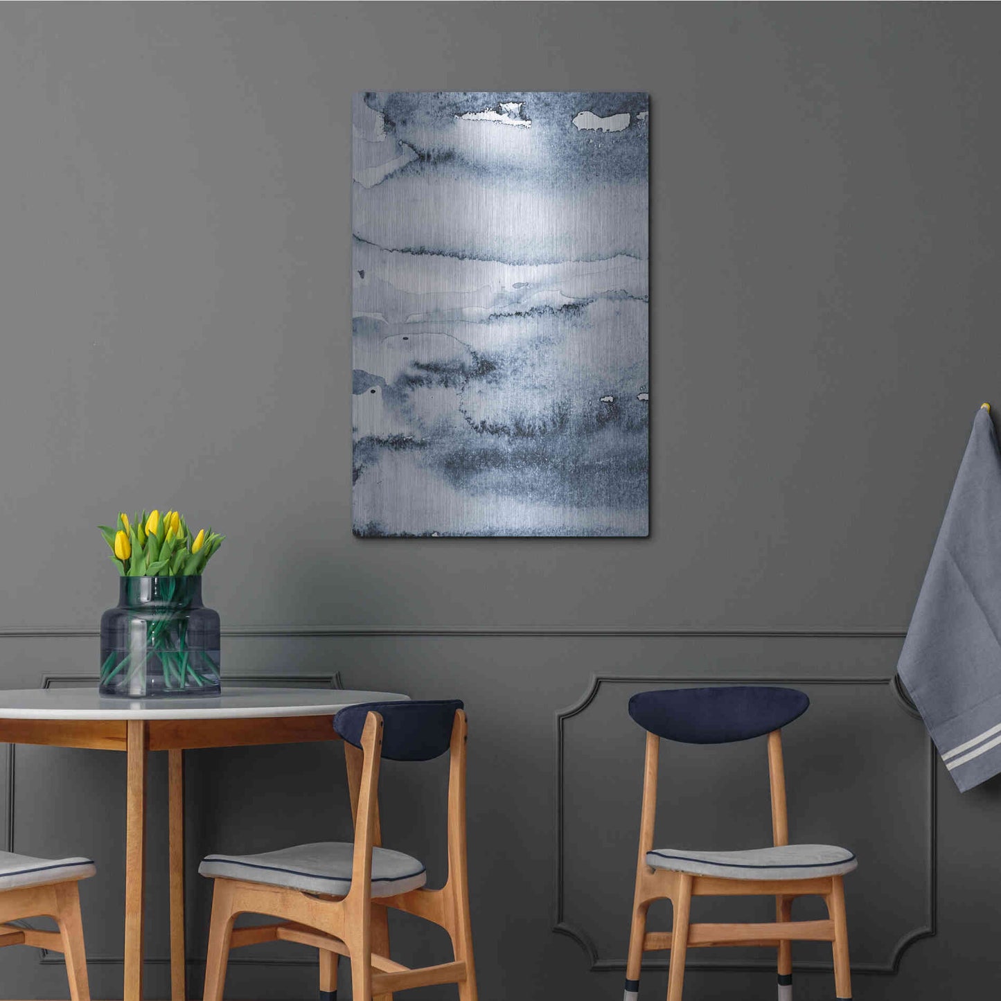 Luxe Metal Art 'Water I' by Incado, Metal Wall Art,24x36