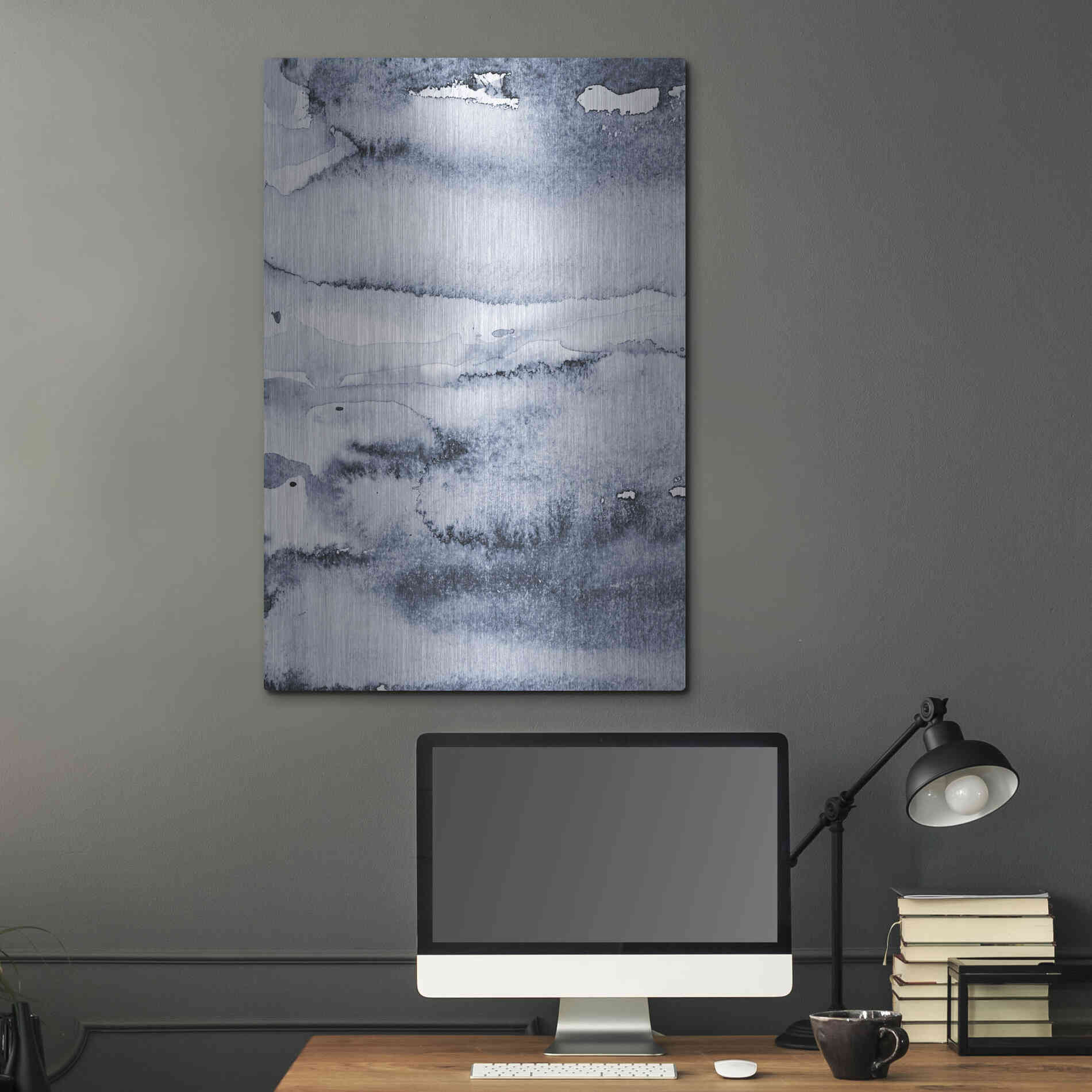 Luxe Metal Art 'Water I' by Incado, Metal Wall Art,24x36
