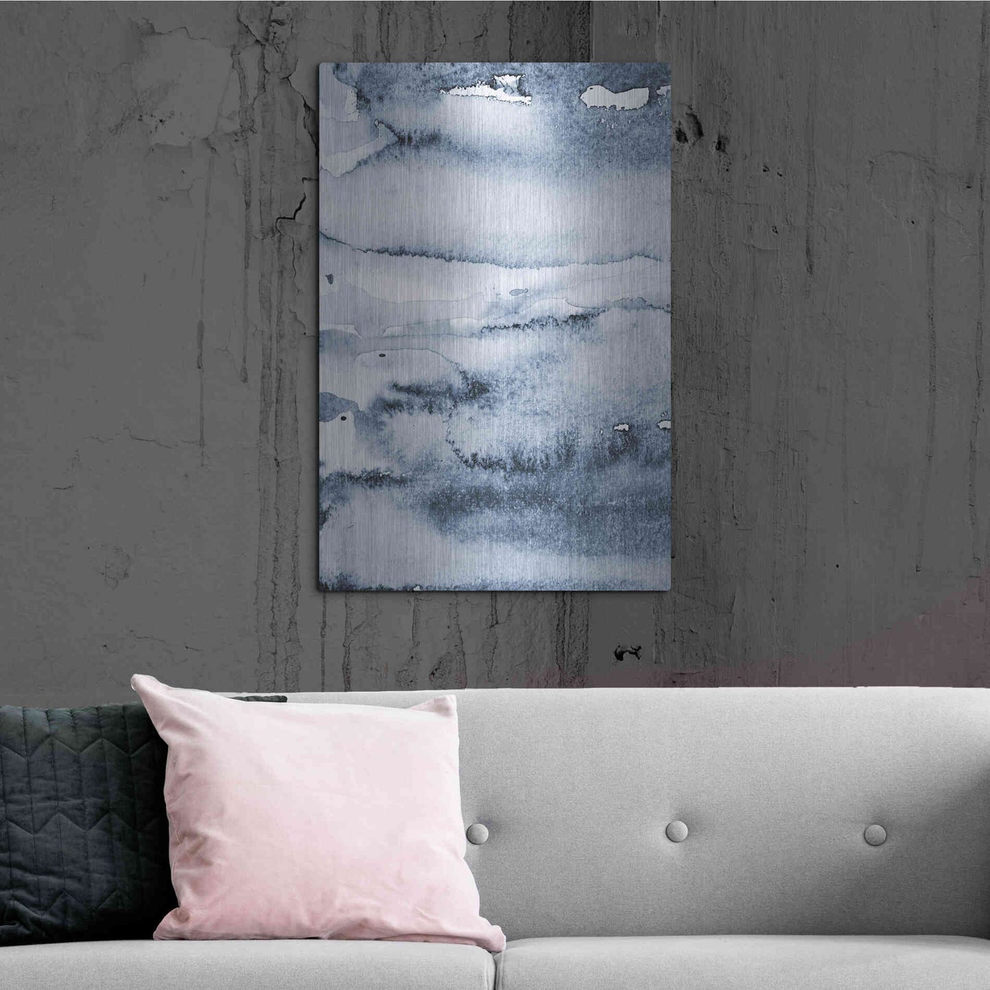 Luxe Metal Art 'Water I' by Incado, Metal Wall Art,24x36