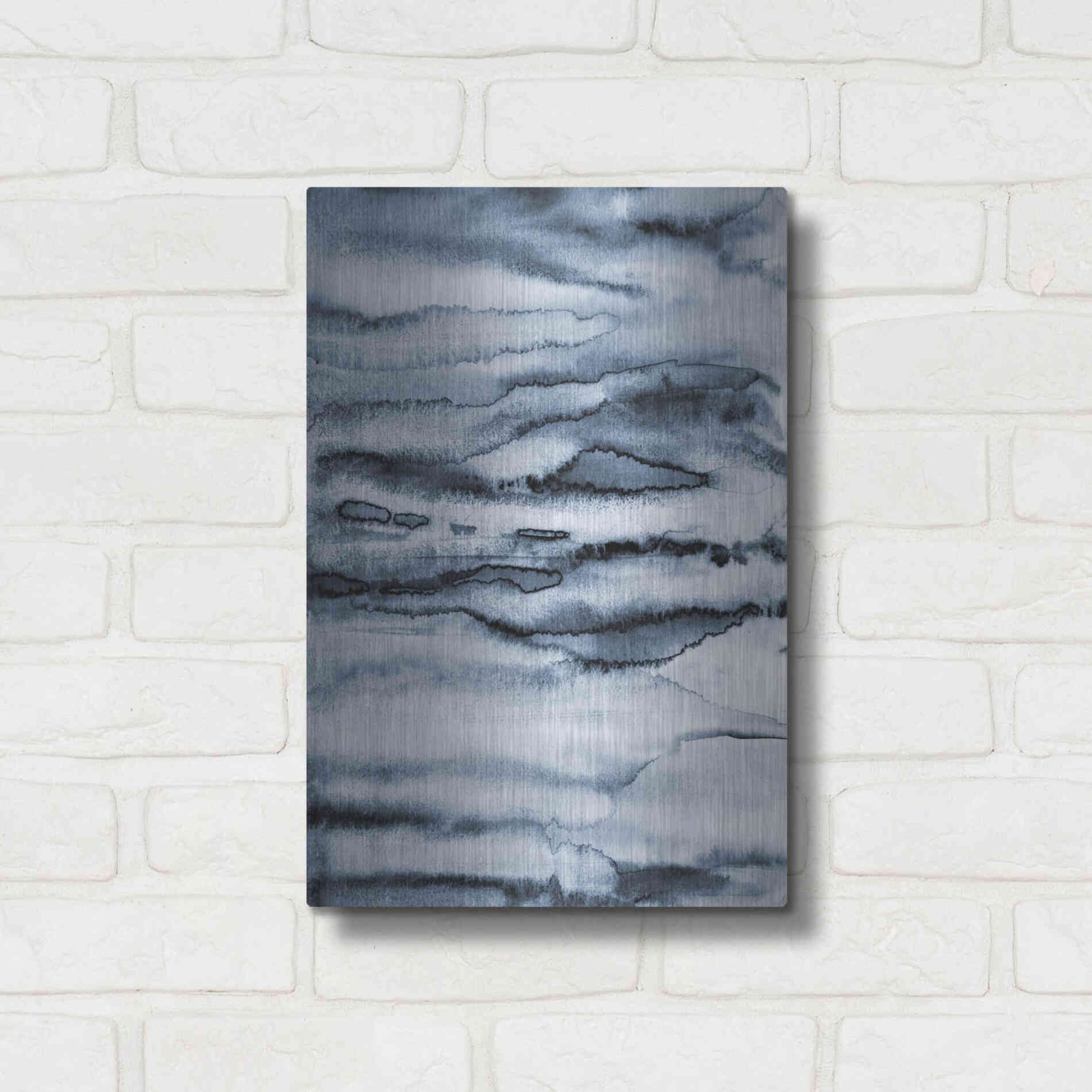 Luxe Metal Art 'Water II' by Incado, Metal Wall Art,12x16