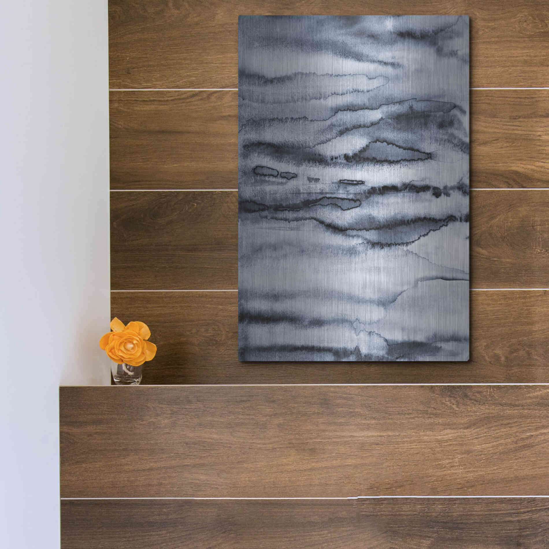 Luxe Metal Art 'Water II' by Incado, Metal Wall Art,12x16