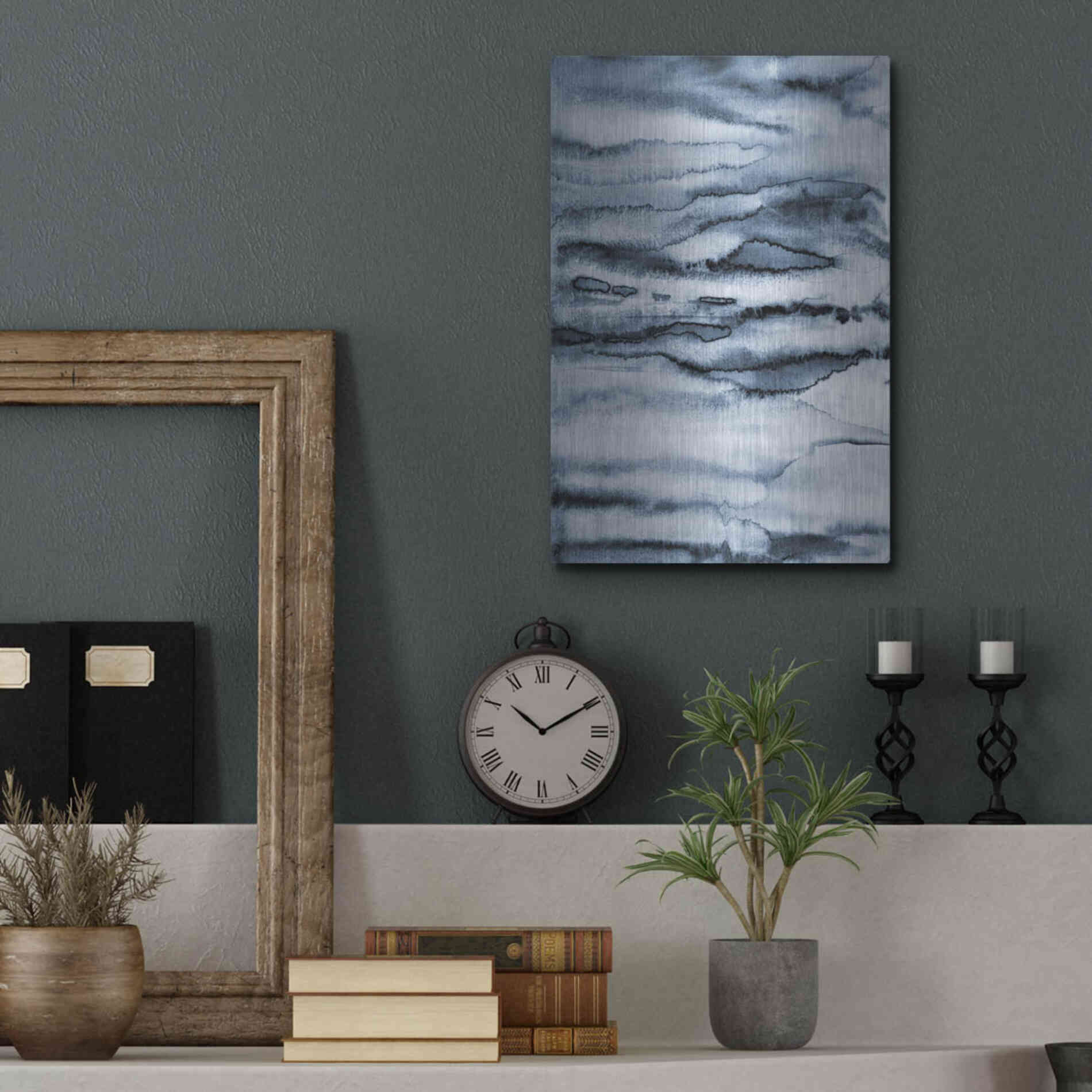 Luxe Metal Art 'Water II' by Incado, Metal Wall Art,12x16