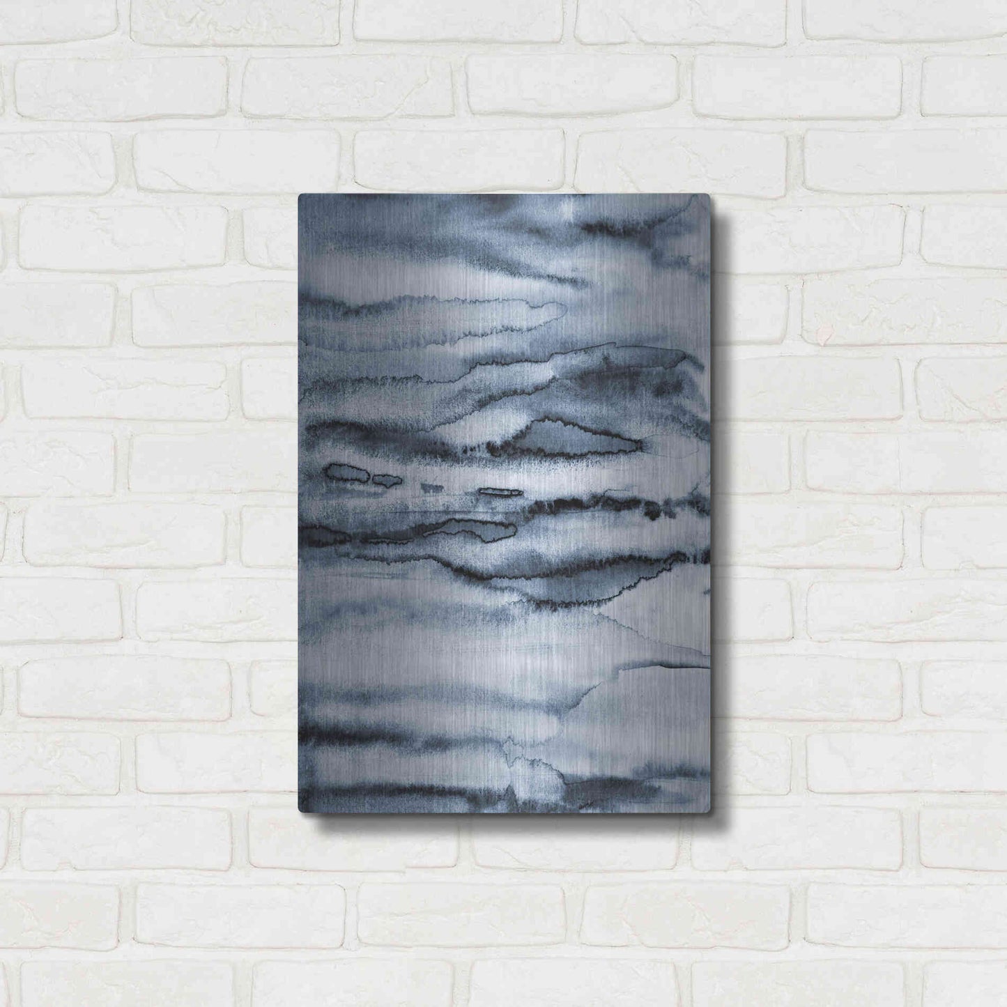 Luxe Metal Art 'Water II' by Incado, Metal Wall Art,16x24