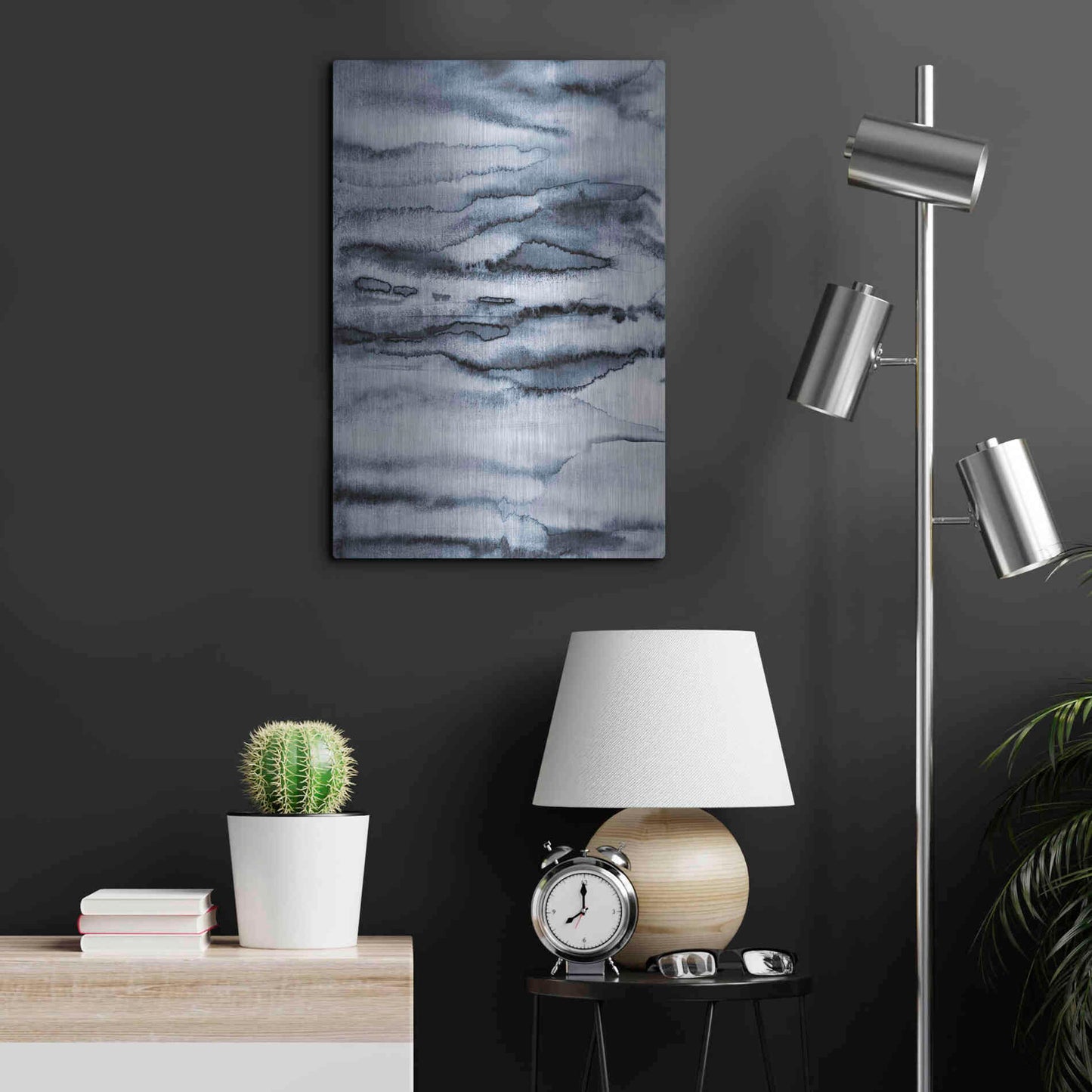 Luxe Metal Art 'Water II' by Incado, Metal Wall Art,16x24