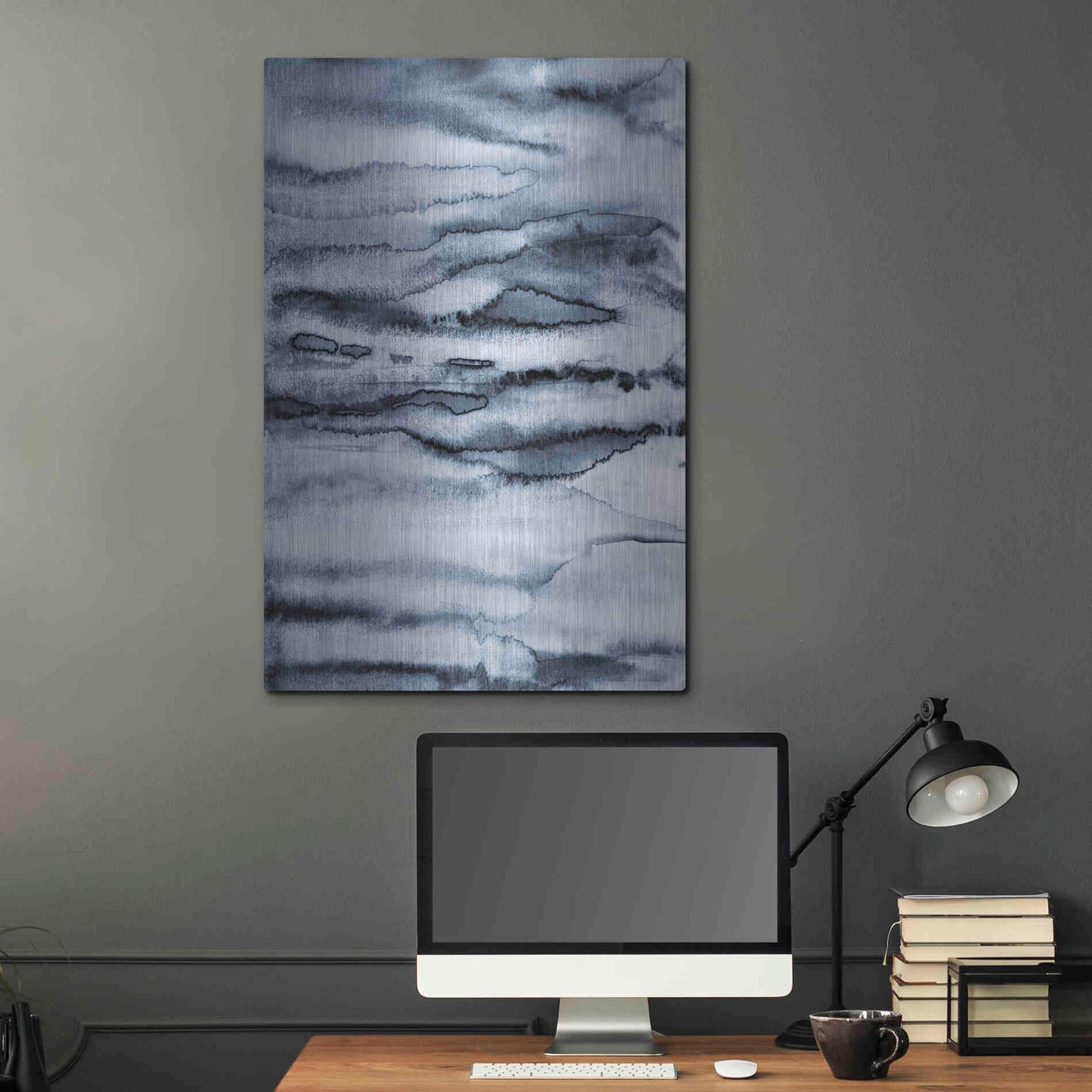 Luxe Metal Art 'Water II' by Incado, Metal Wall Art,24x36