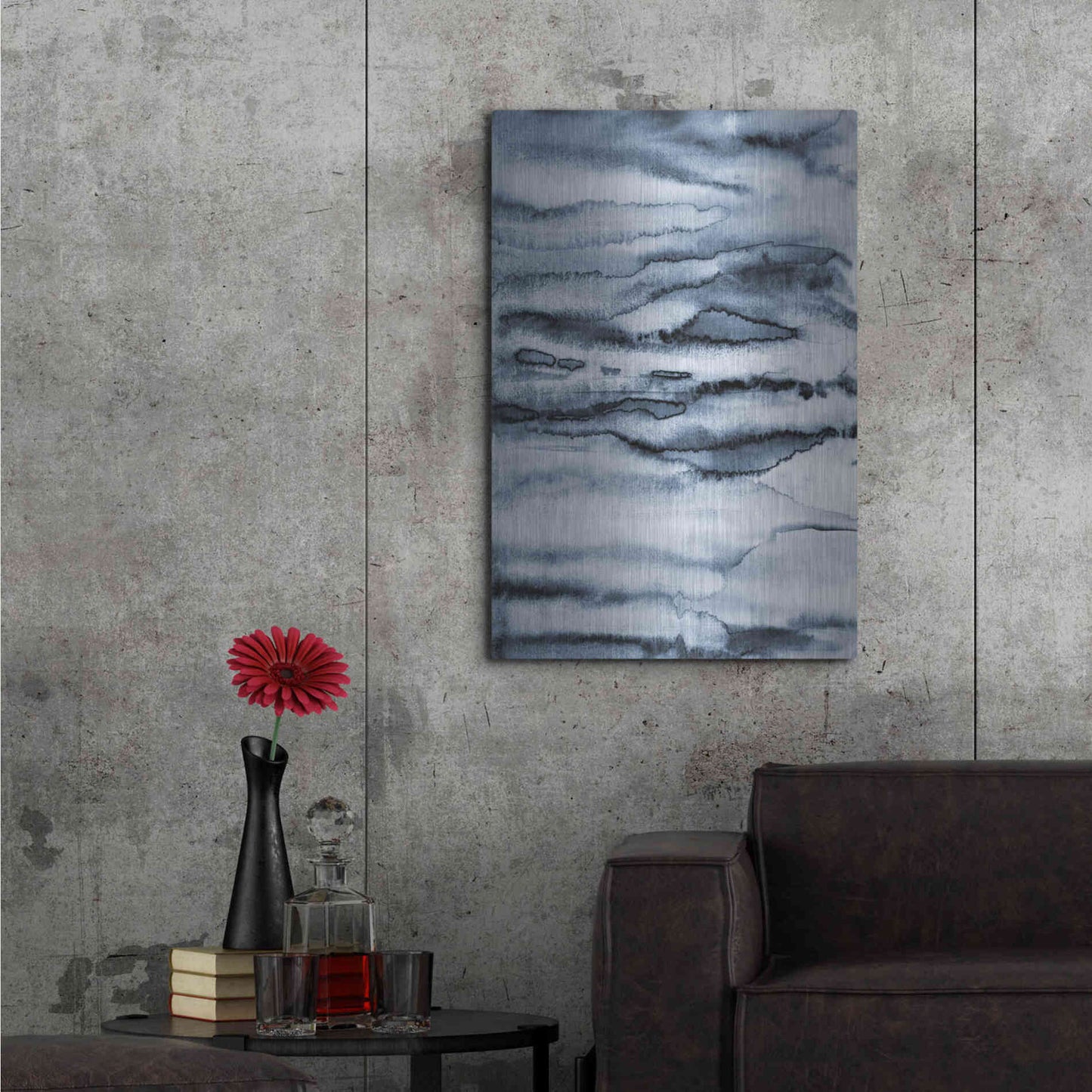 Luxe Metal Art 'Water II' by Incado, Metal Wall Art,24x36