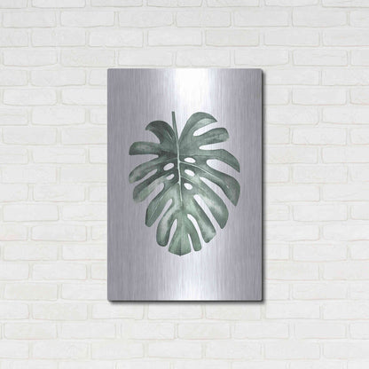 Luxe Metal Art 'Water Leaf' by Incado, Metal Wall Art,24x36