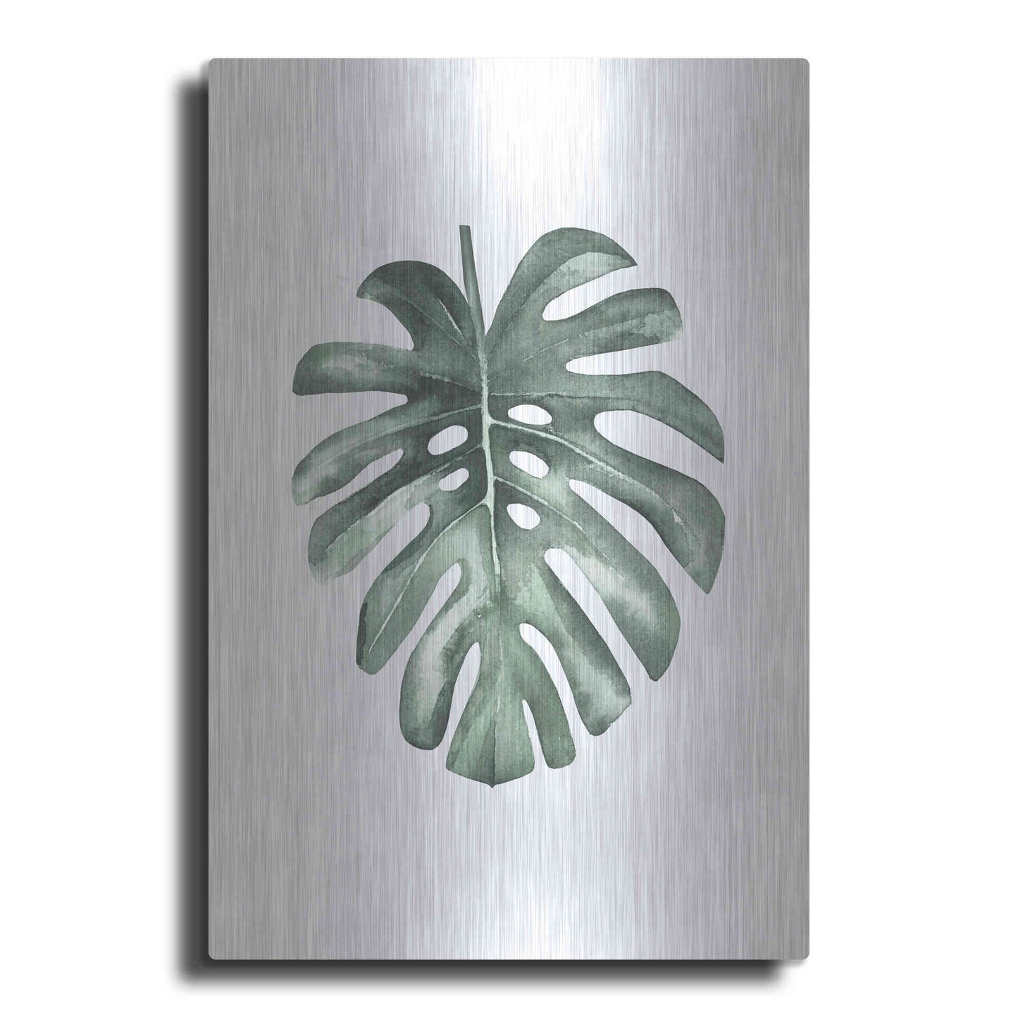 Luxe Metal Art 'Water Leaf' by Incado, Metal Wall Art