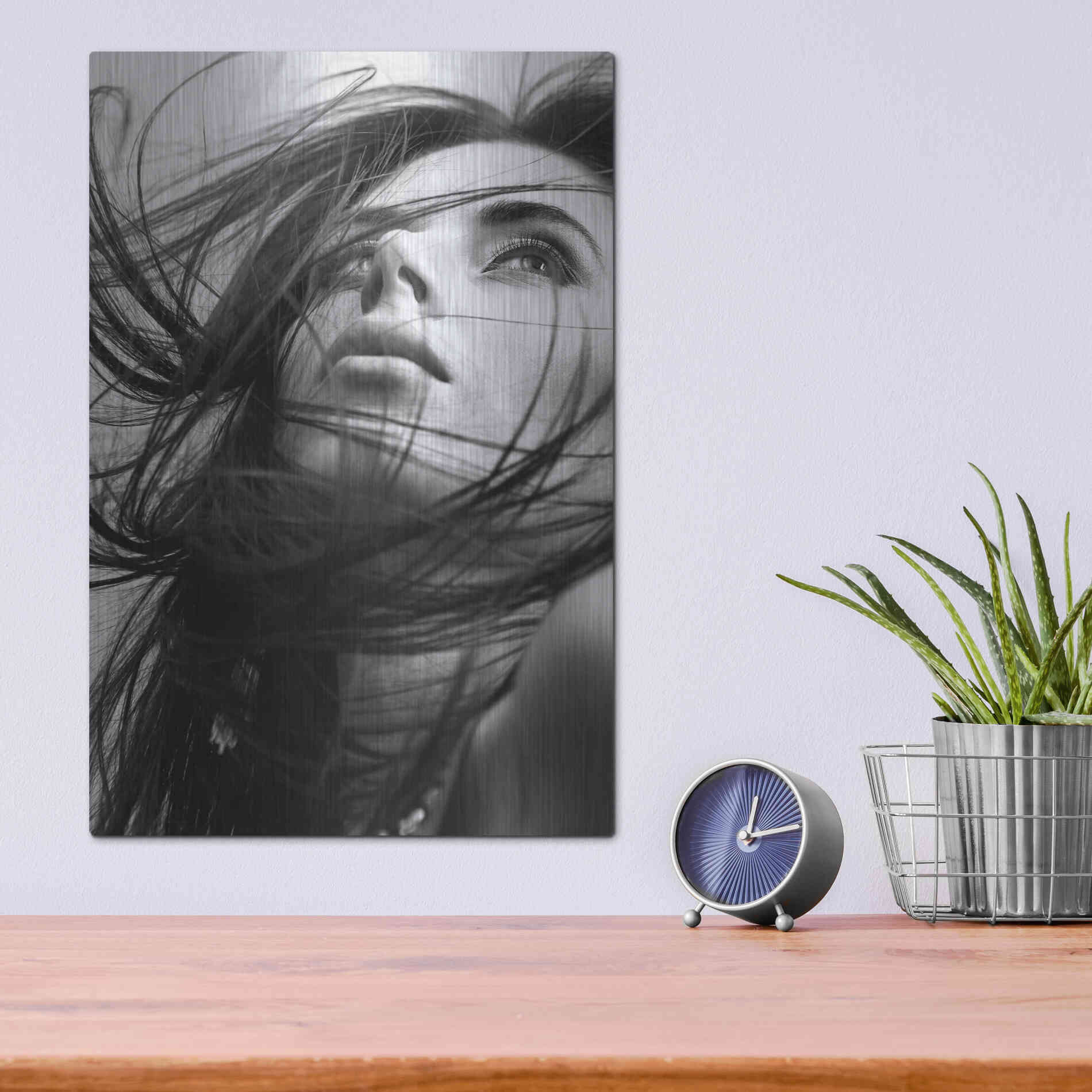 Luxe Metal Art 'Windy Day' by Incado, Metal Wall Art,12x16