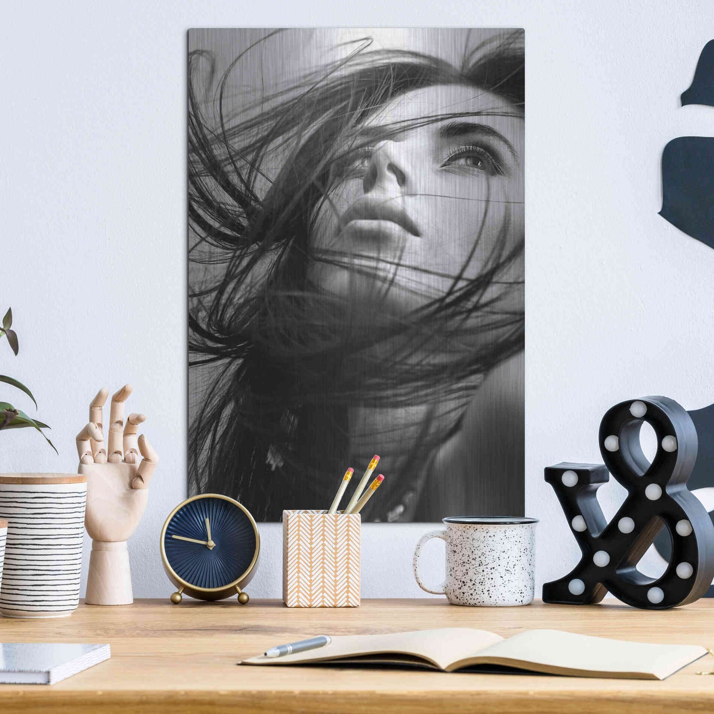 Luxe Metal Art 'Windy Day' by Incado, Metal Wall Art,12x16