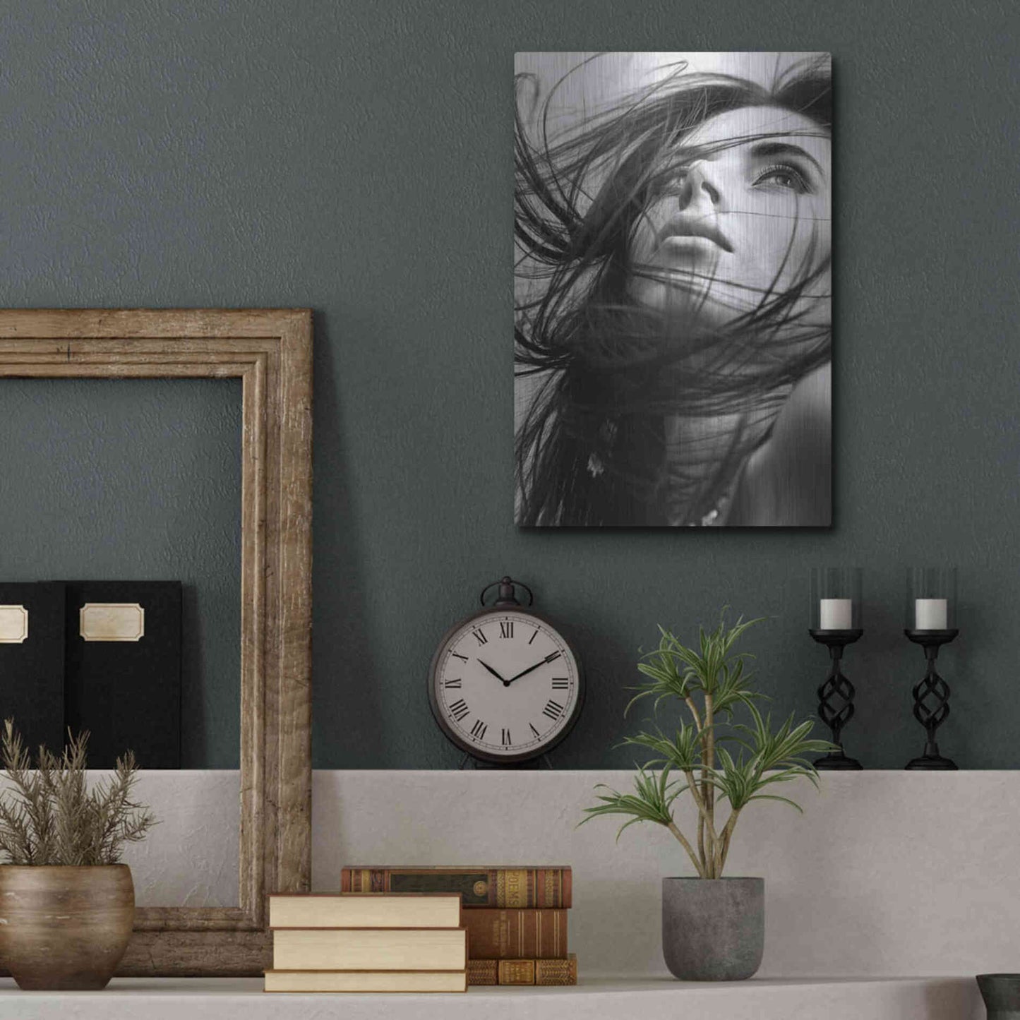 Luxe Metal Art 'Windy Day' by Incado, Metal Wall Art,12x16