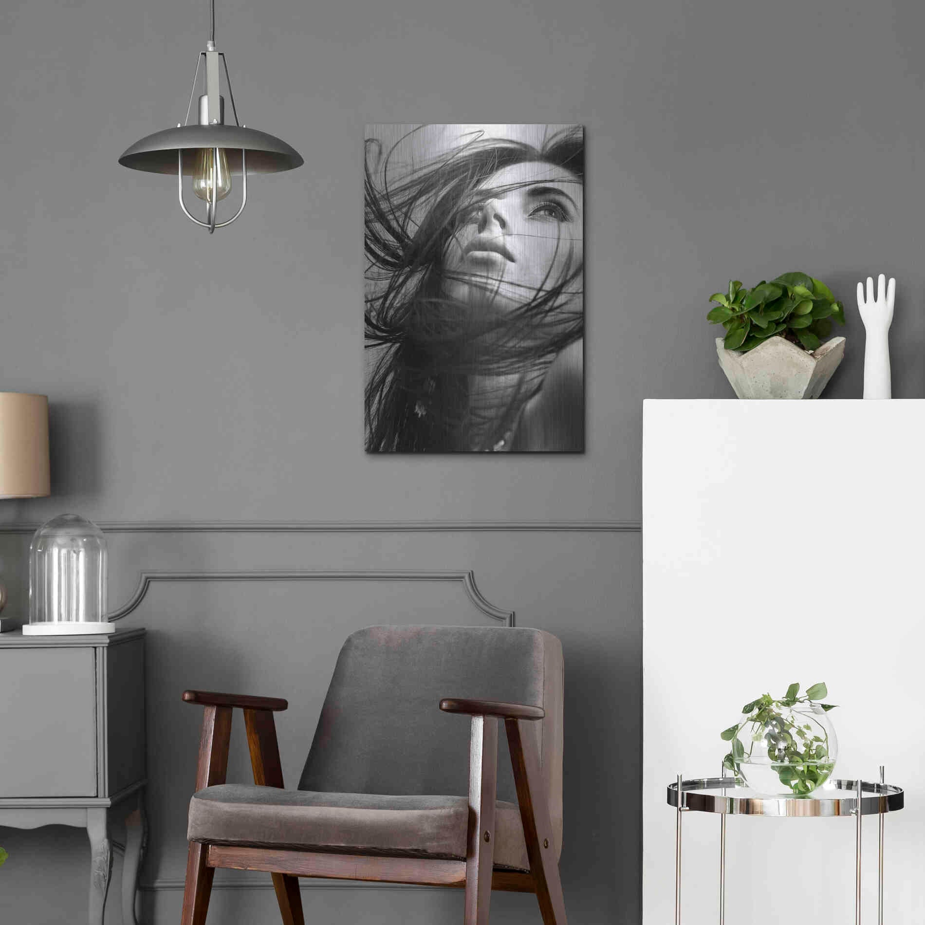Luxe Metal Art 'Windy Day' by Incado, Metal Wall Art,16x24