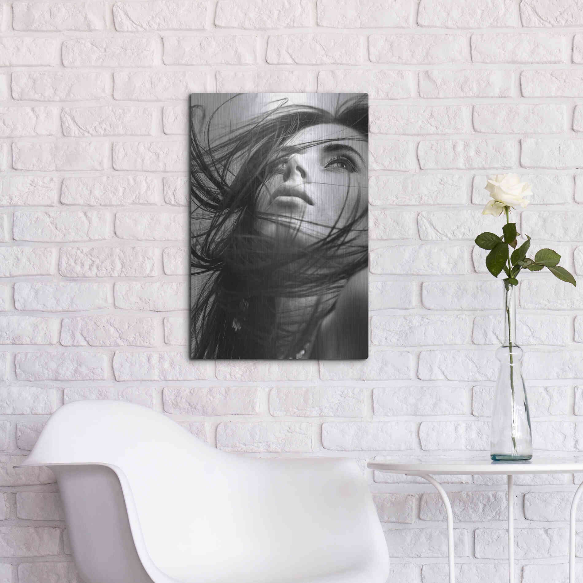 Luxe Metal Art 'Windy Day' by Incado, Metal Wall Art,16x24