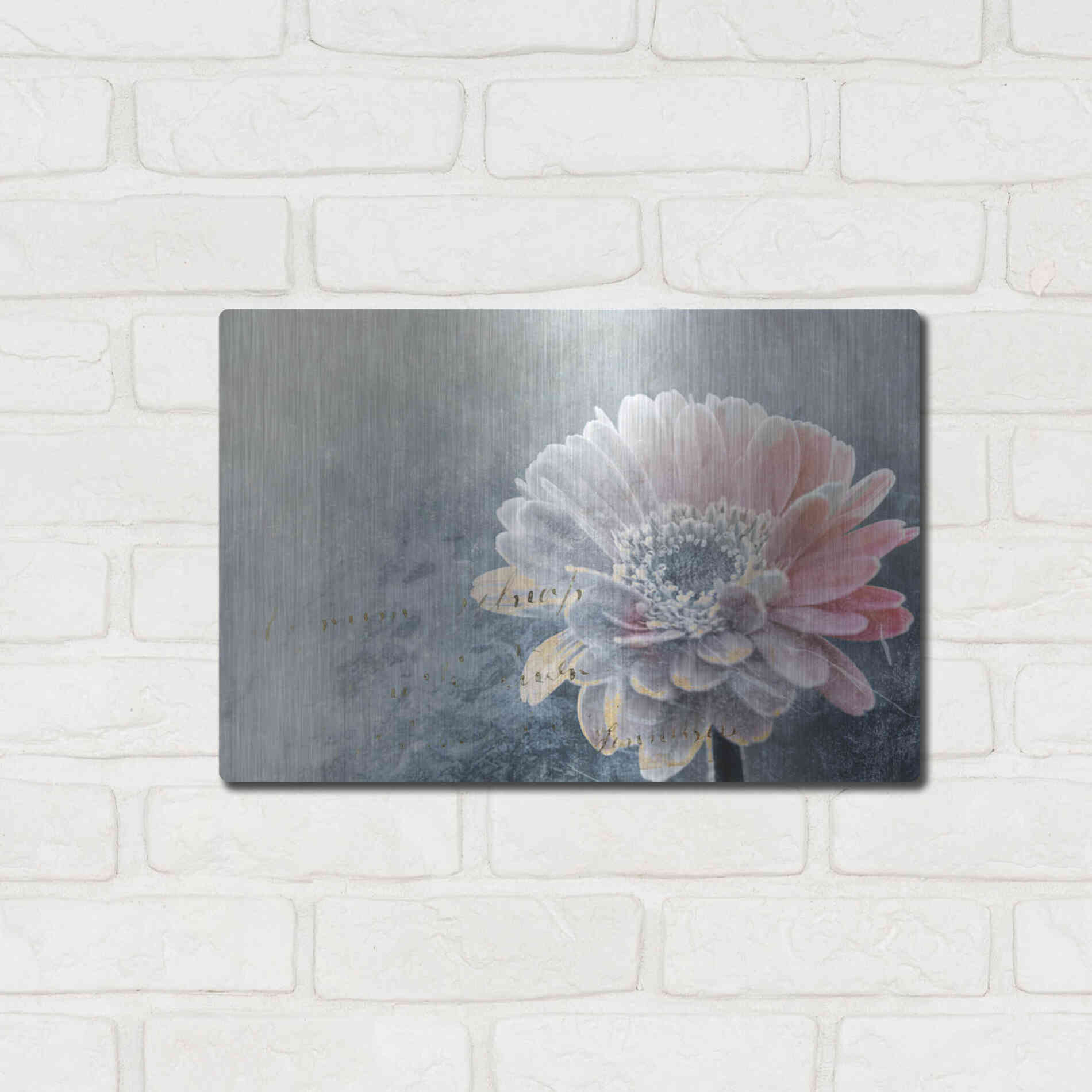 Luxe Metal Art 'Winter Flower' by Incado, Metal Wall Art,16x12