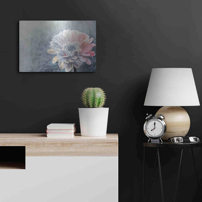 Luxe Metal Art 'Winter Flower' by Incado, Metal Wall Art,24x16