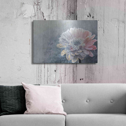 Luxe Metal Art 'Winter Flower' by Incado, Metal Wall Art,36x24